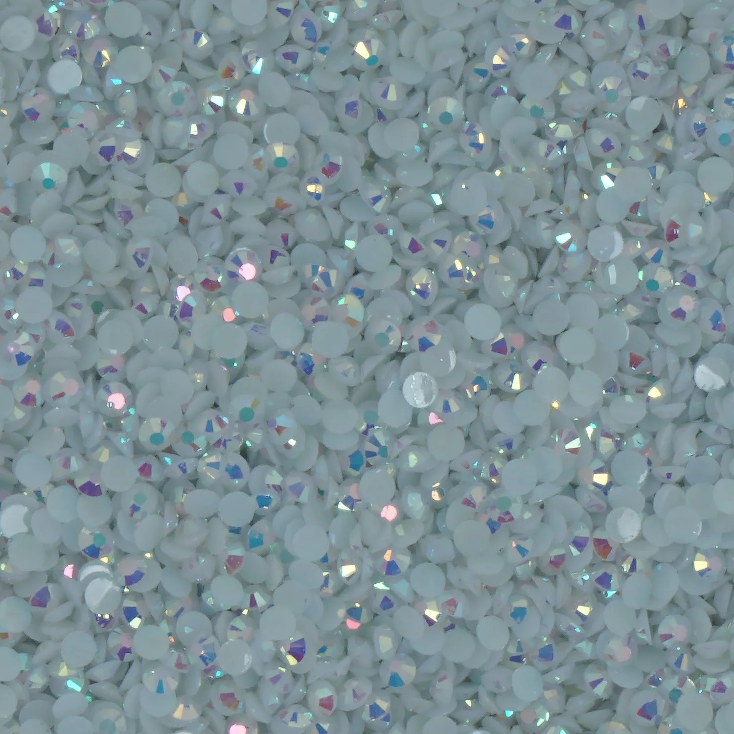 2/3/4/5/6MM Color AB Resin Rhinestones Non Hot Fix Crystal Craft for Nail Art 1000pcs/10000pcs 10366