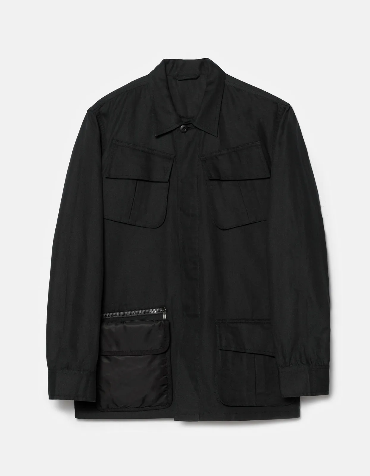 5200 Hemp Jungle Utility Jacket Black