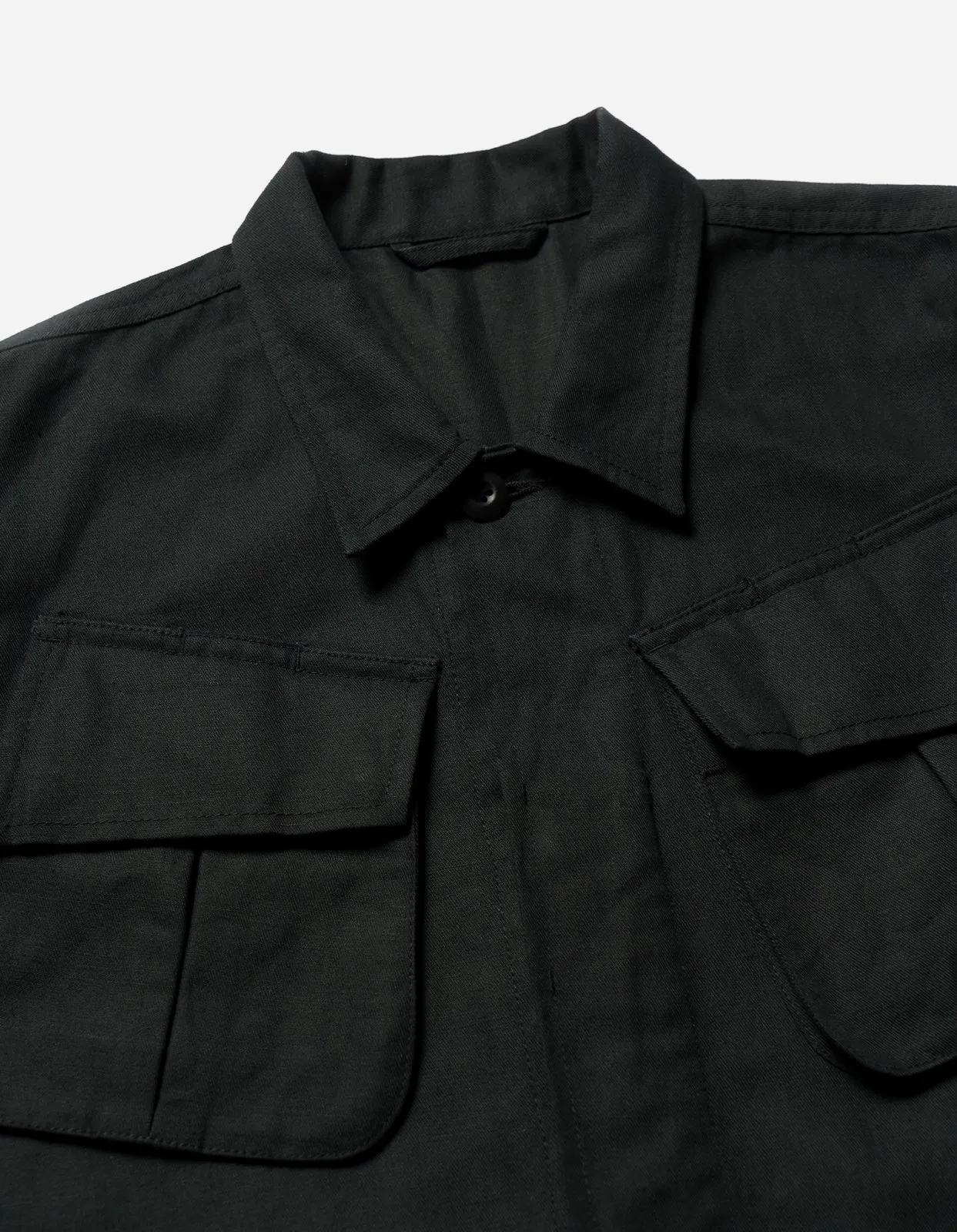 5200 Hemp Jungle Utility Jacket Black