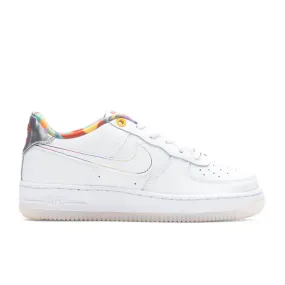 Air Force 1 LV8 (GS) - White/White/Midnight Navy