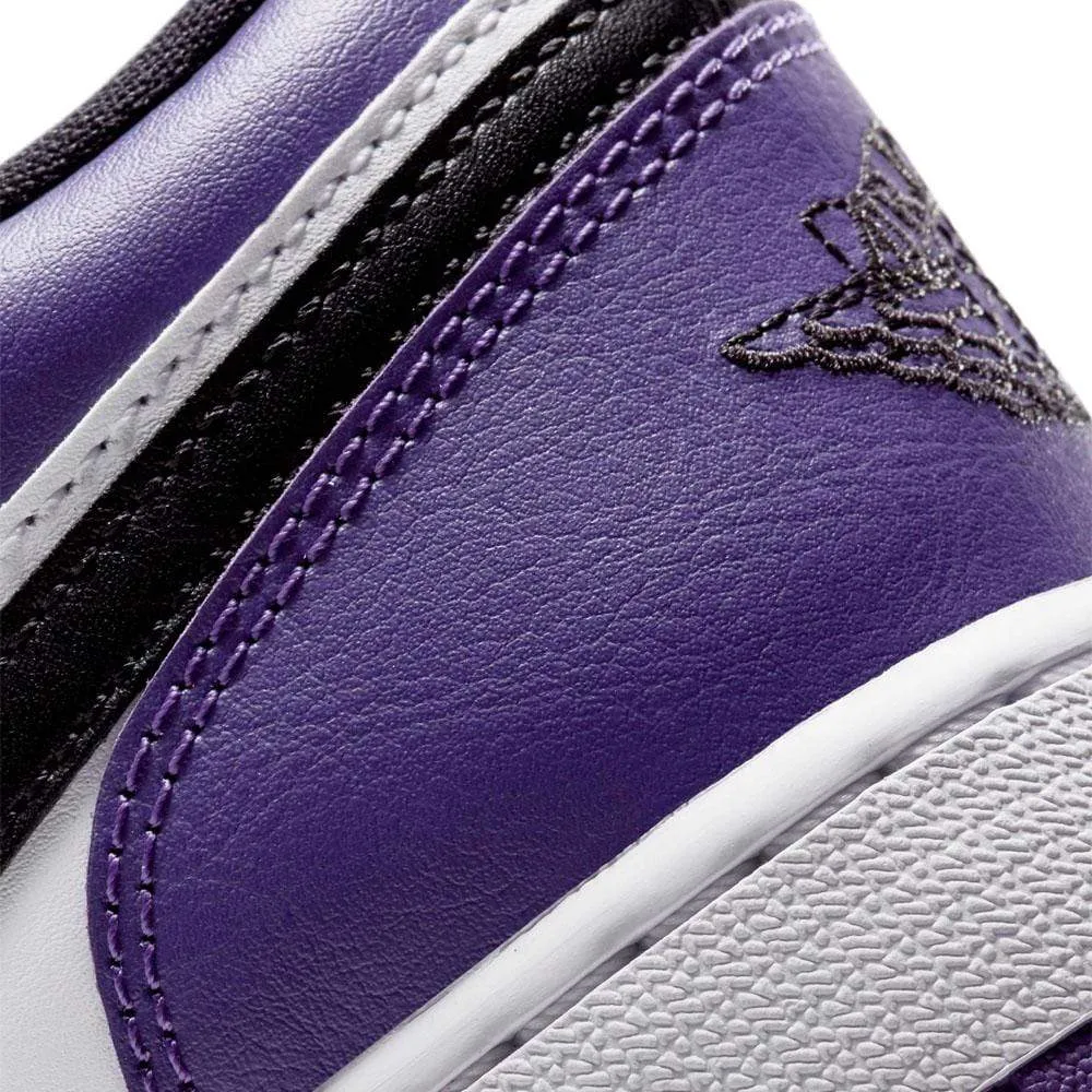 Air Jordan 1 Low GS "Court Purple White"