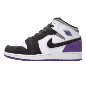 Air Jordan 1 Mid SE GS 'Varsity Purple'