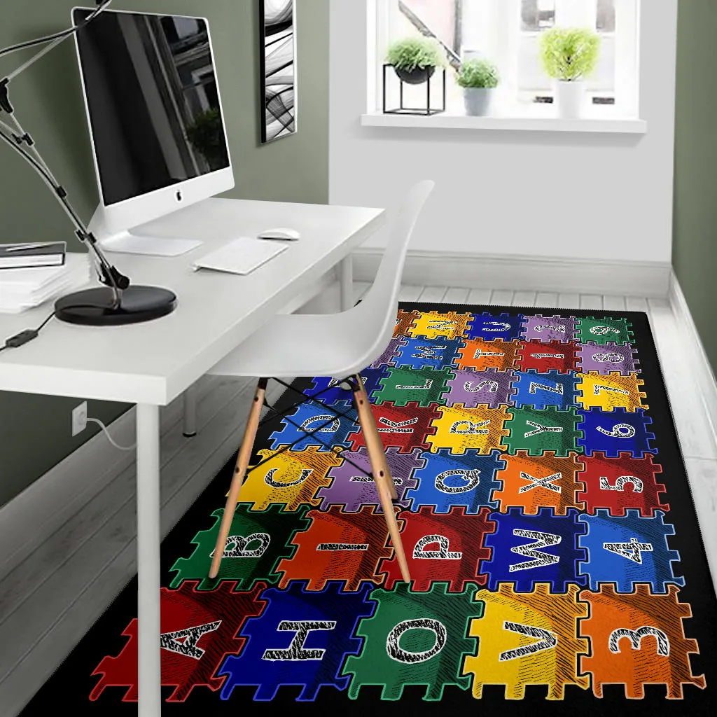 Alphabet Area Rug