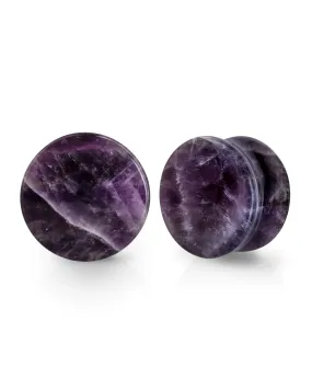 Amethyst Saddle Plugs