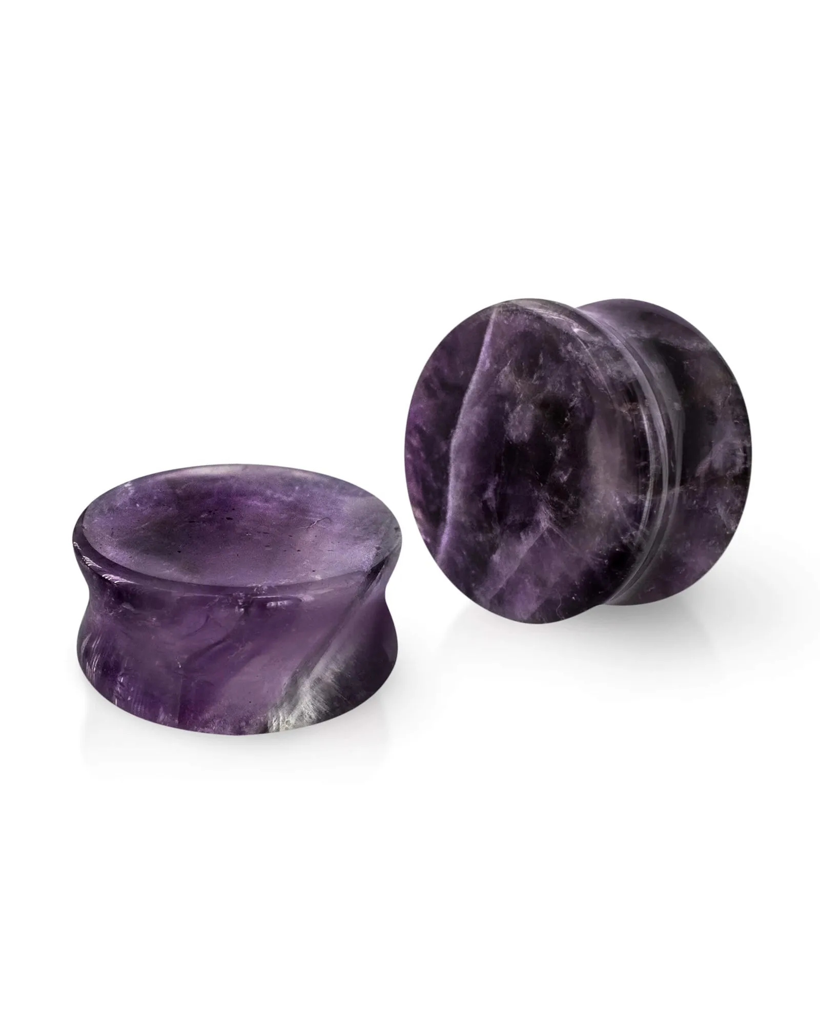 Amethyst Saddle Plugs