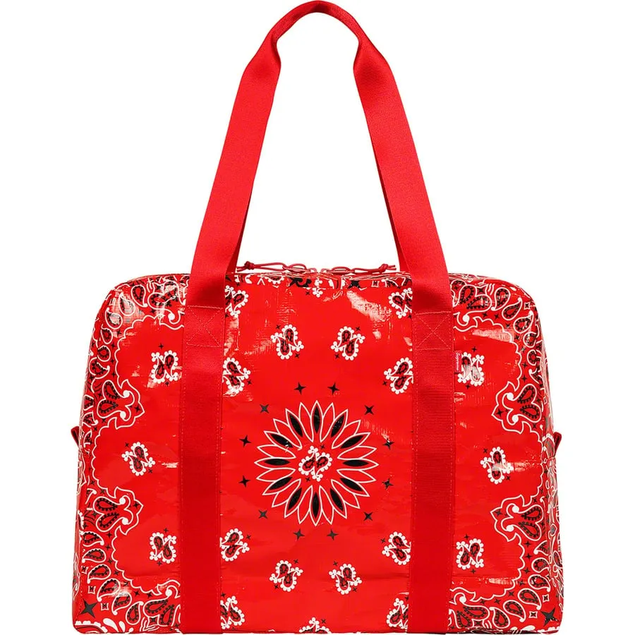 BANDANA TARP S DUFFLE BAG-RED