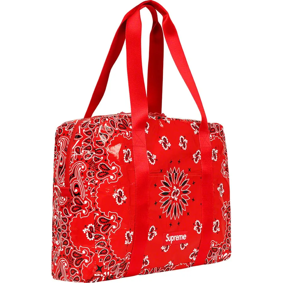 BANDANA TARP S DUFFLE BAG-RED