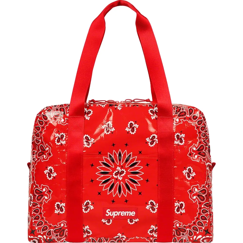 BANDANA TARP S DUFFLE BAG-RED