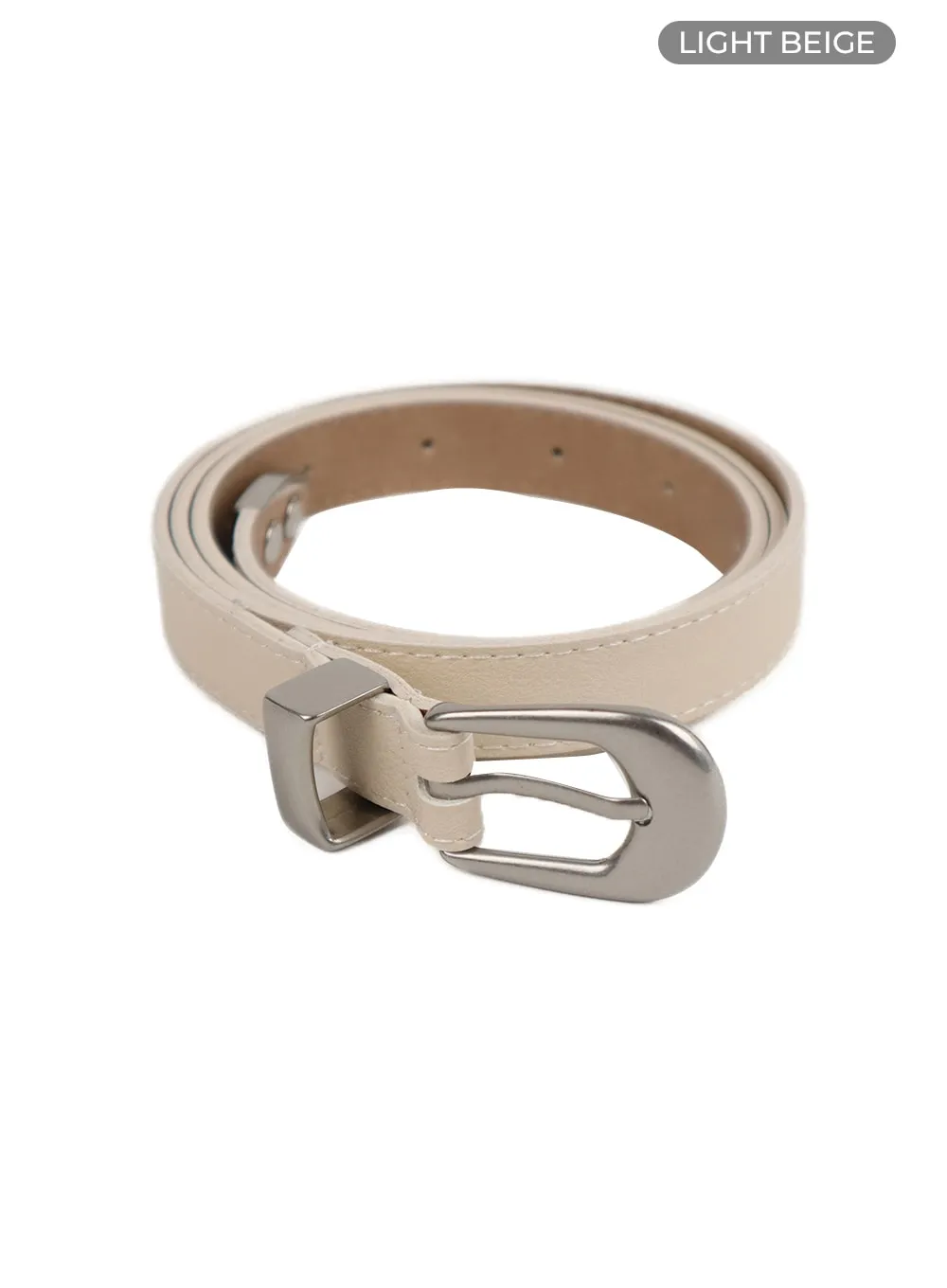 Basic Faux Leather Belt IF421