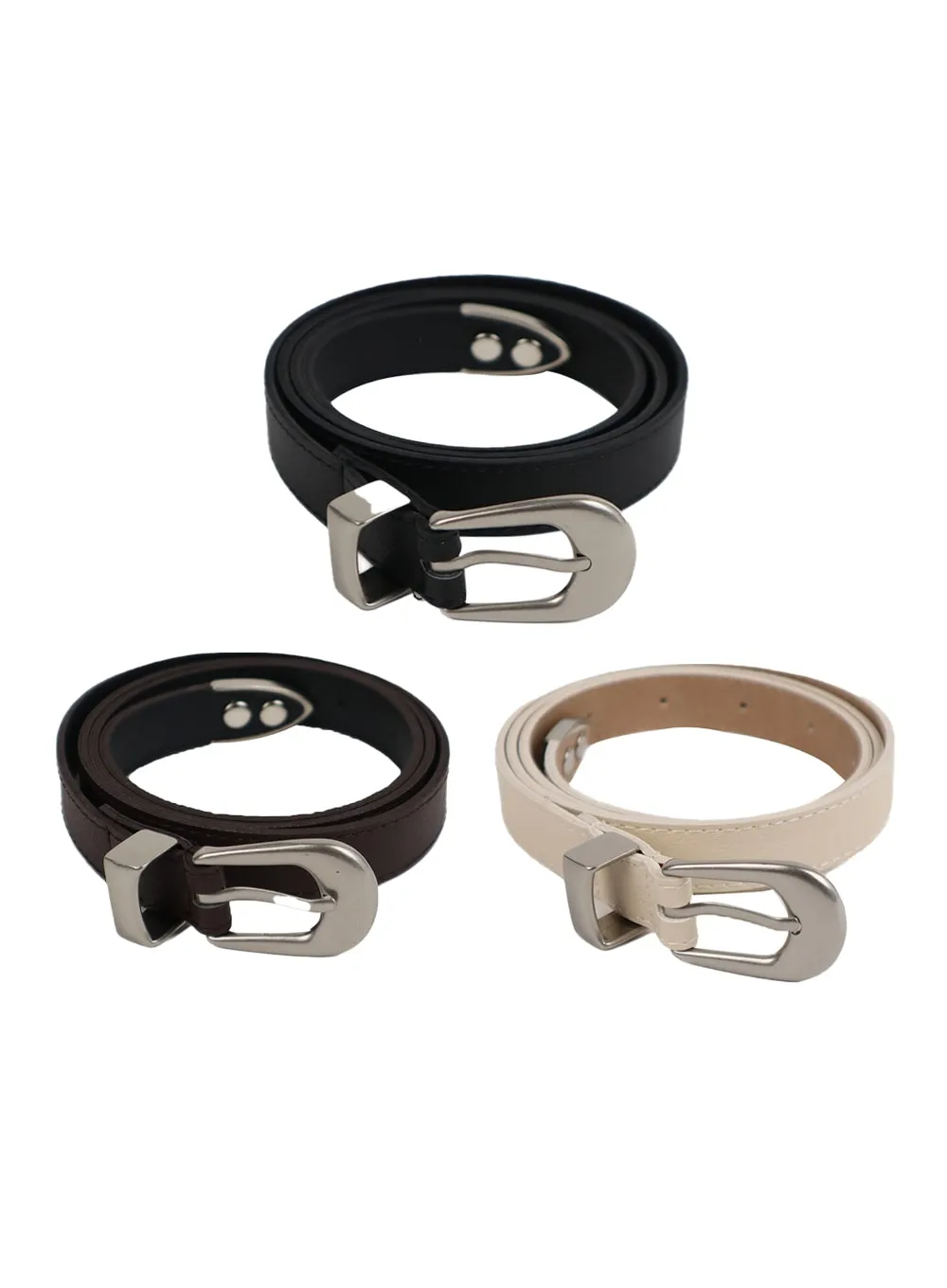 Basic Faux Leather Belt IF421