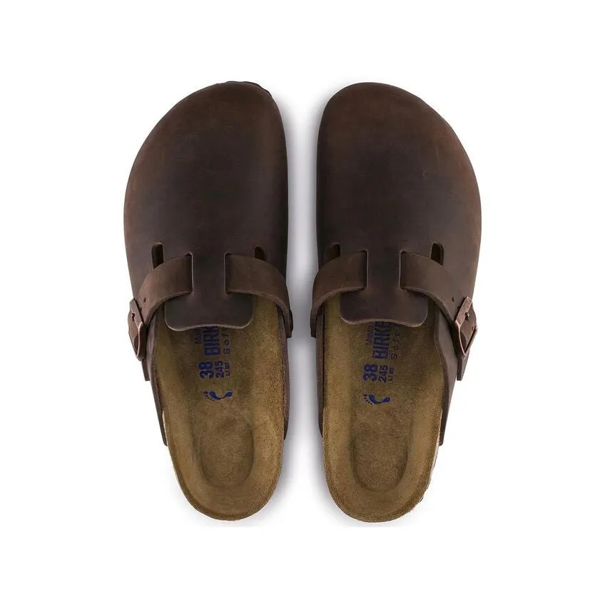 Birkenstock Boston Soft Footbed - Habana Oiled Leather