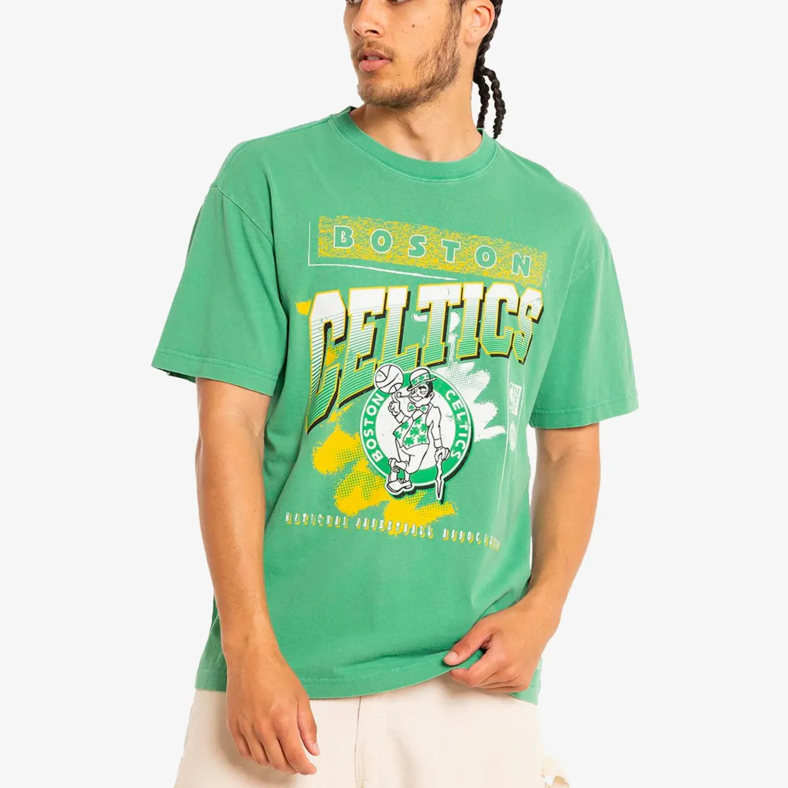 Boston Celtics Brush Off 2.0 T-Shirt - Green