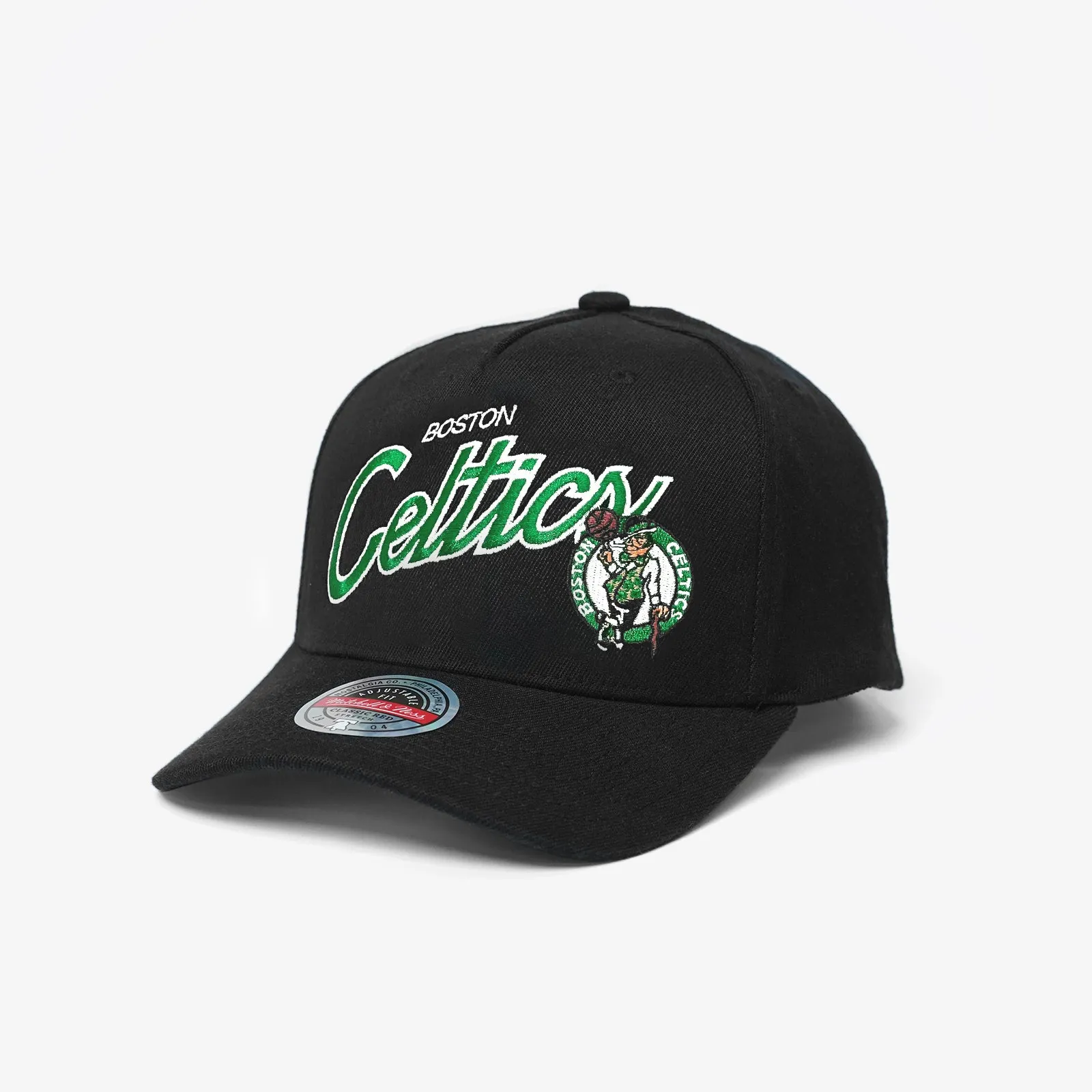 Boston Celtics Script Classic Redline Snapback - Black