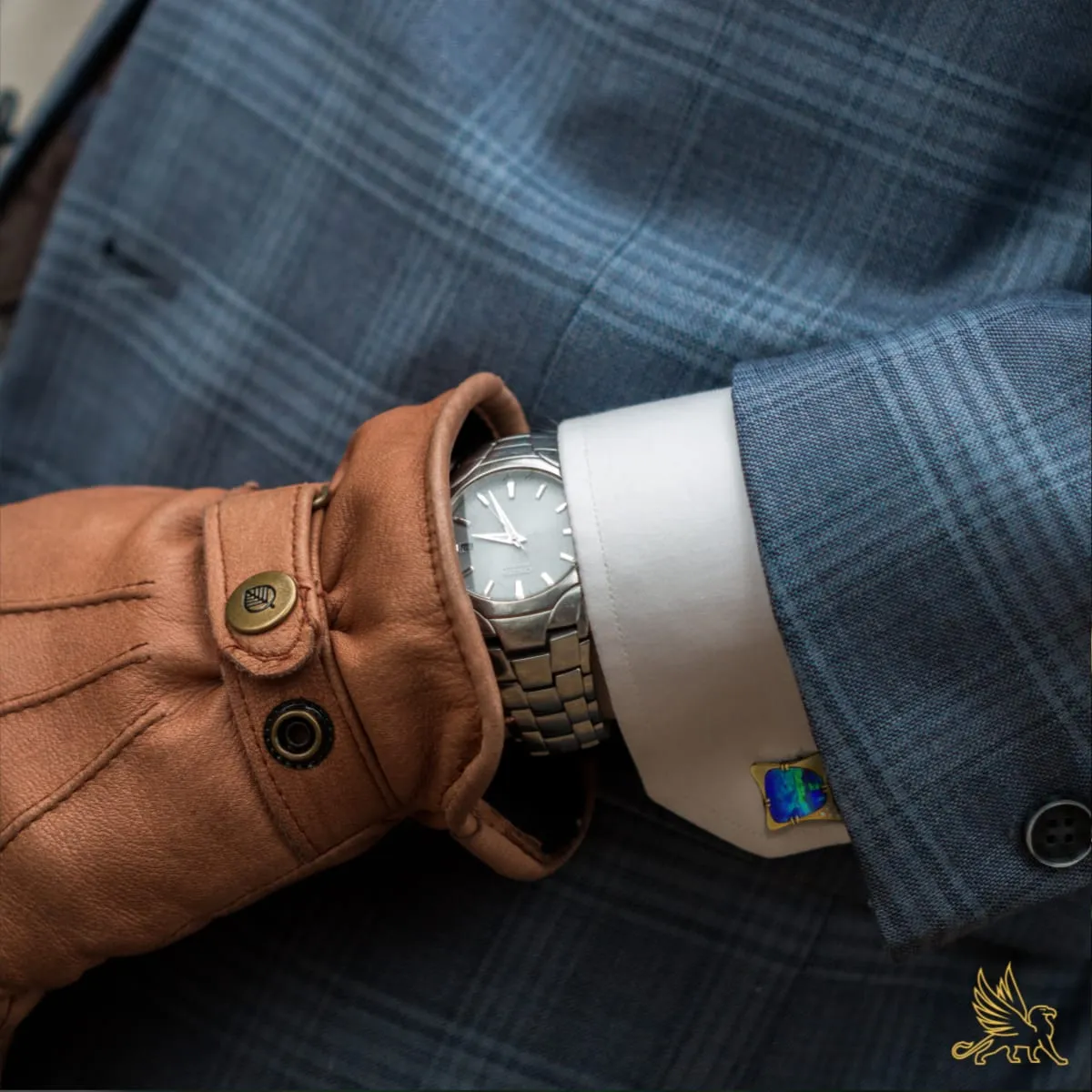 Boulder Opal Cufflinks