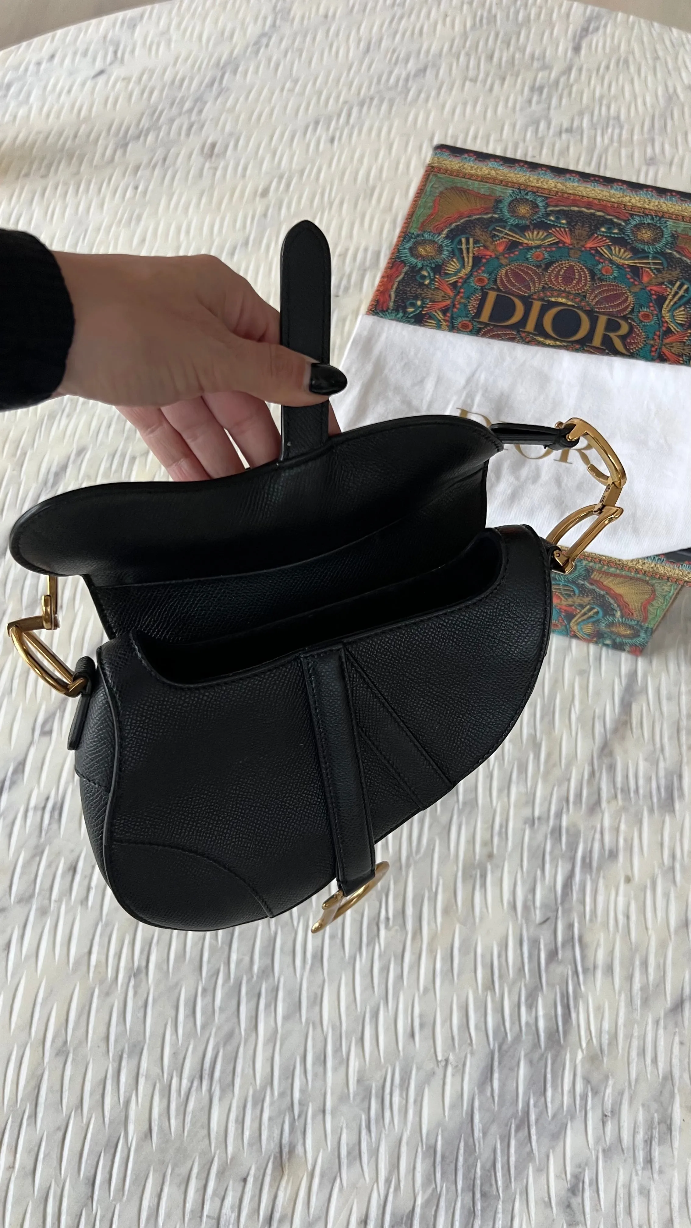 Christian Dior Mini Saddle Bag