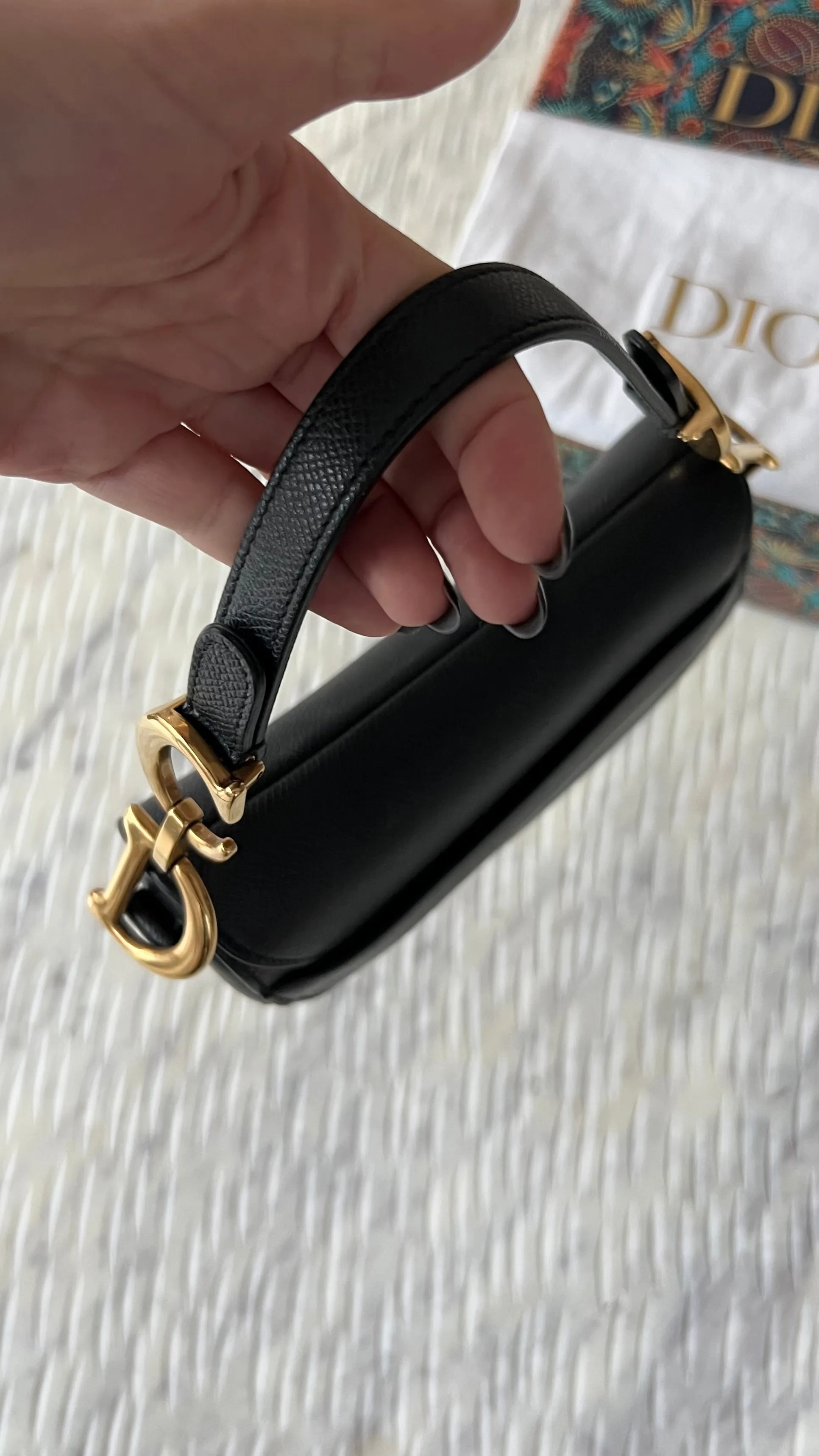 Christian Dior Mini Saddle Bag