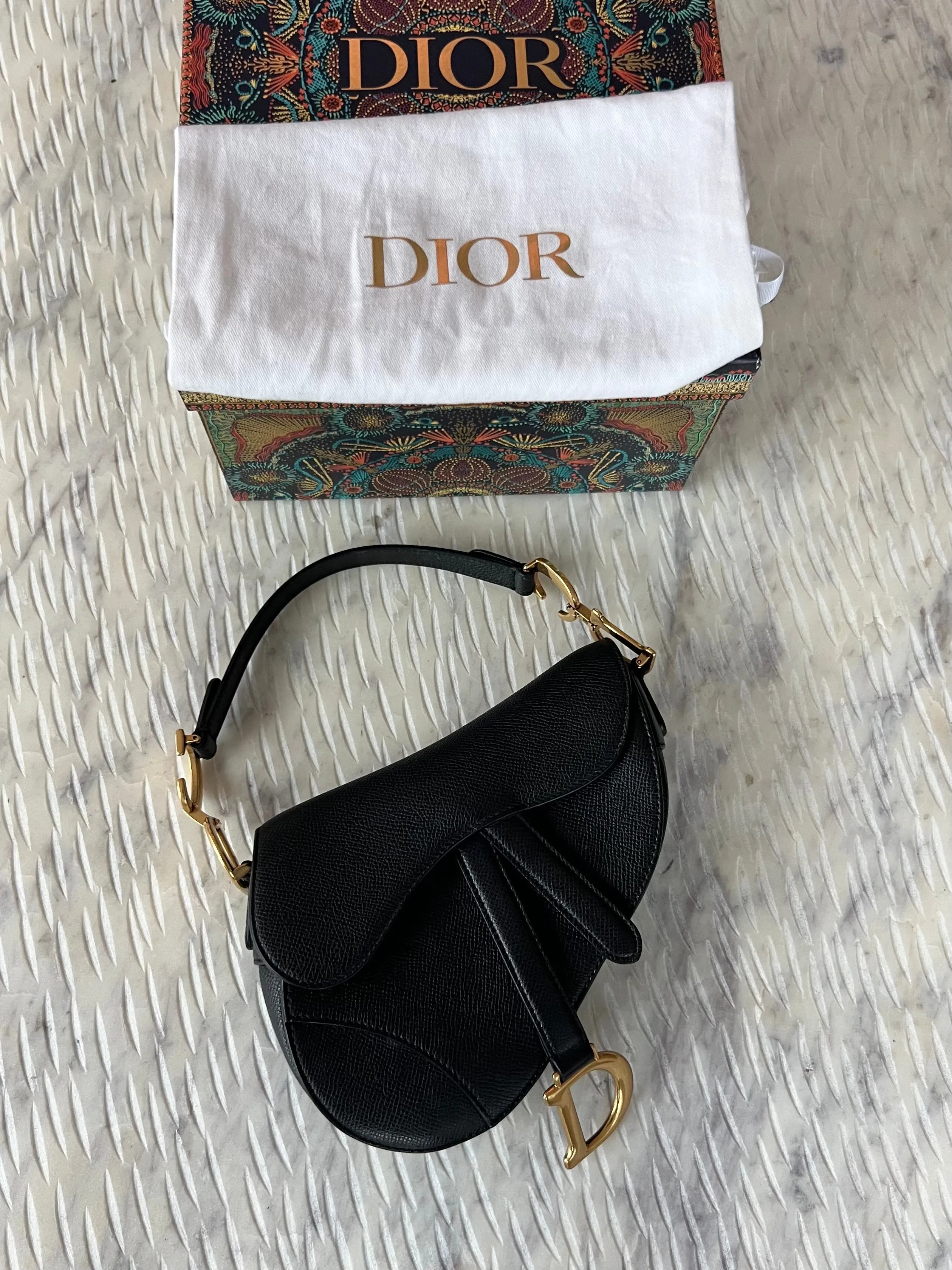 Christian Dior Mini Saddle Bag