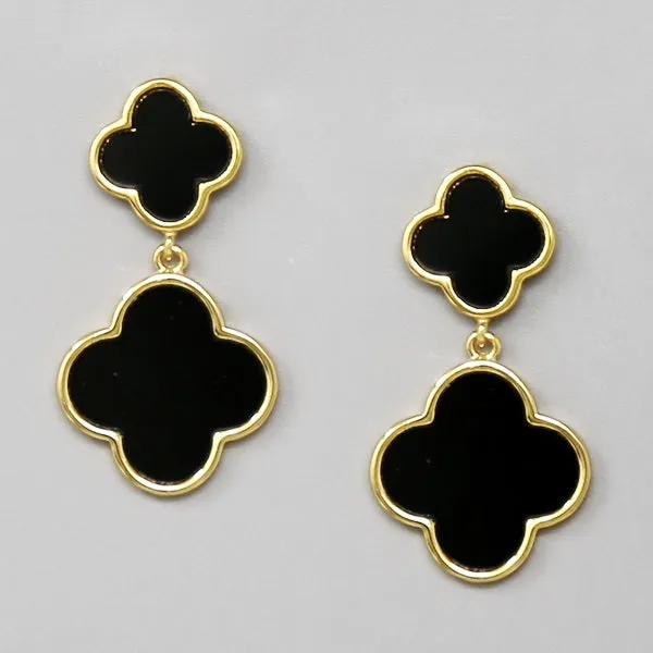 Clover Drop Earrings