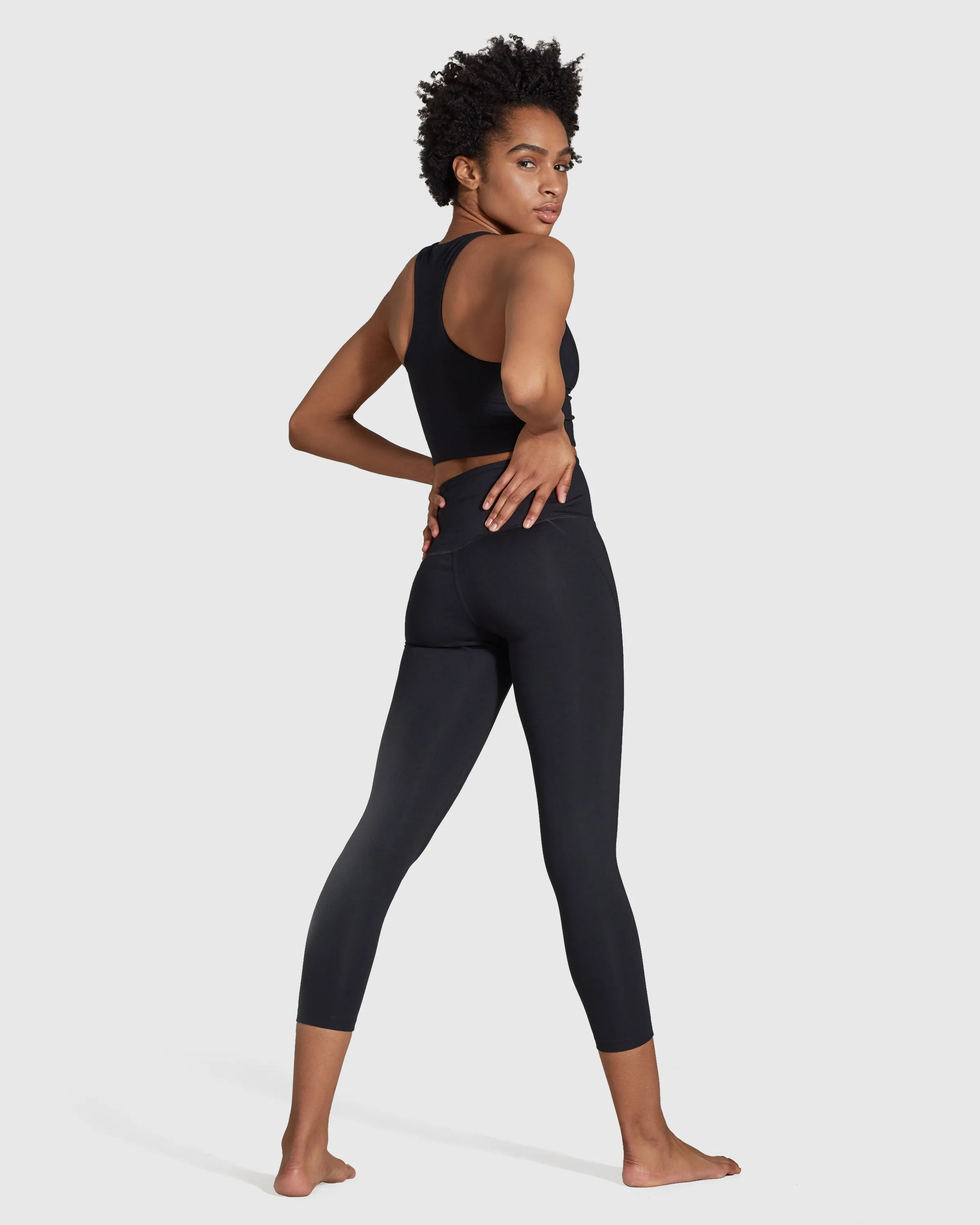 Compressive High-Rise Legging - 23.75 - Shadow