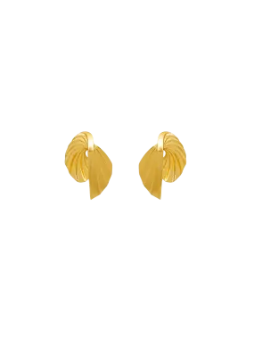 CURVED SHELL EARRING