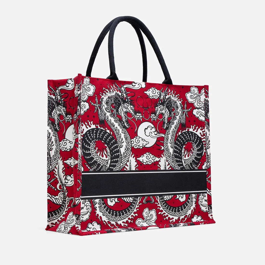 Dragon Large Canvas Tote Bag