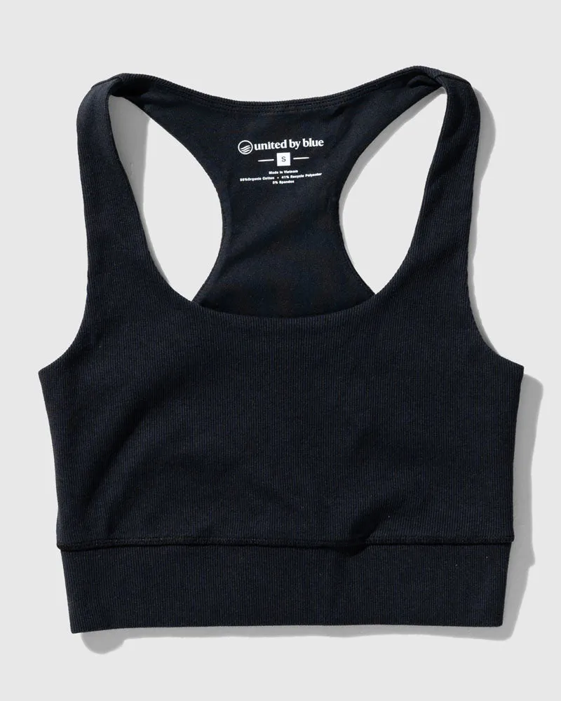 EcoKnit Ribbed Sports Bra