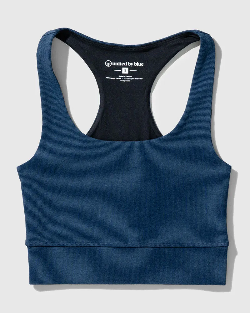 EcoKnit Ribbed Sports Bra