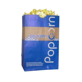 EcoSelect® 46-oz. Laminated Popcorn Bag, Blue