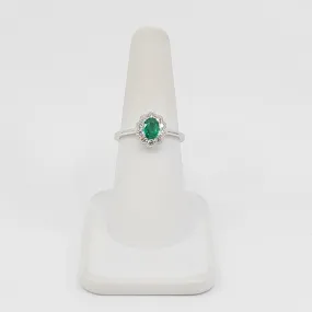 Emerald and Diamond Ring