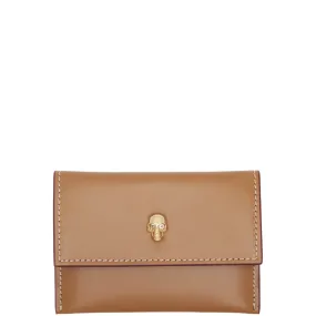 Envelope Card Holder, Tan/Gold