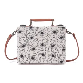 Floral women hand-painted crossbody sling bag