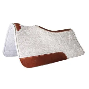 Fort Worth Contoured Saddle Pad - Grey