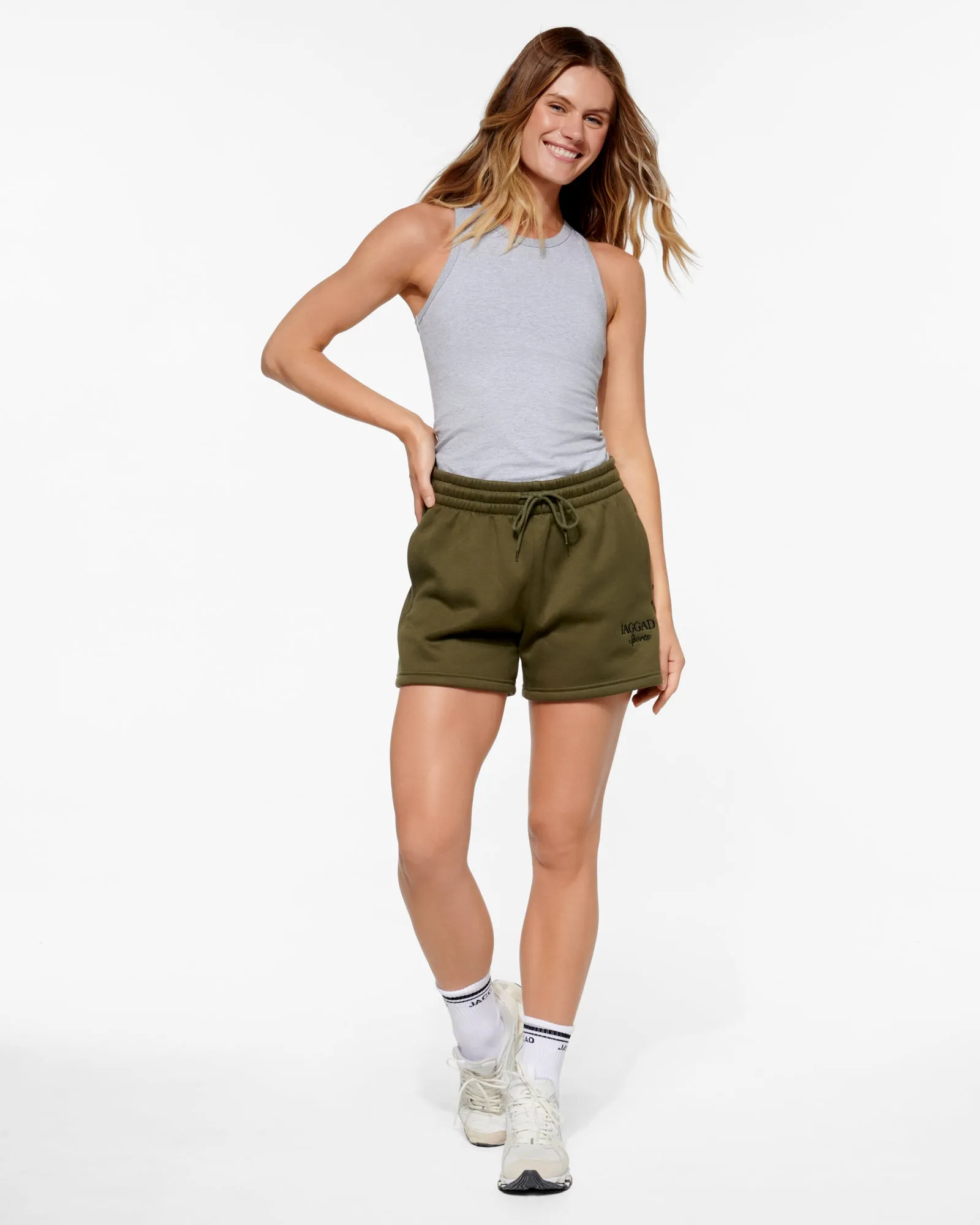 FREMONT SWEAT SHORTS OLIVE