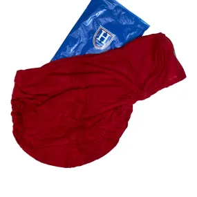 Harrison Howard Fleece Horse Saddle Cover in Dark Red - One Size