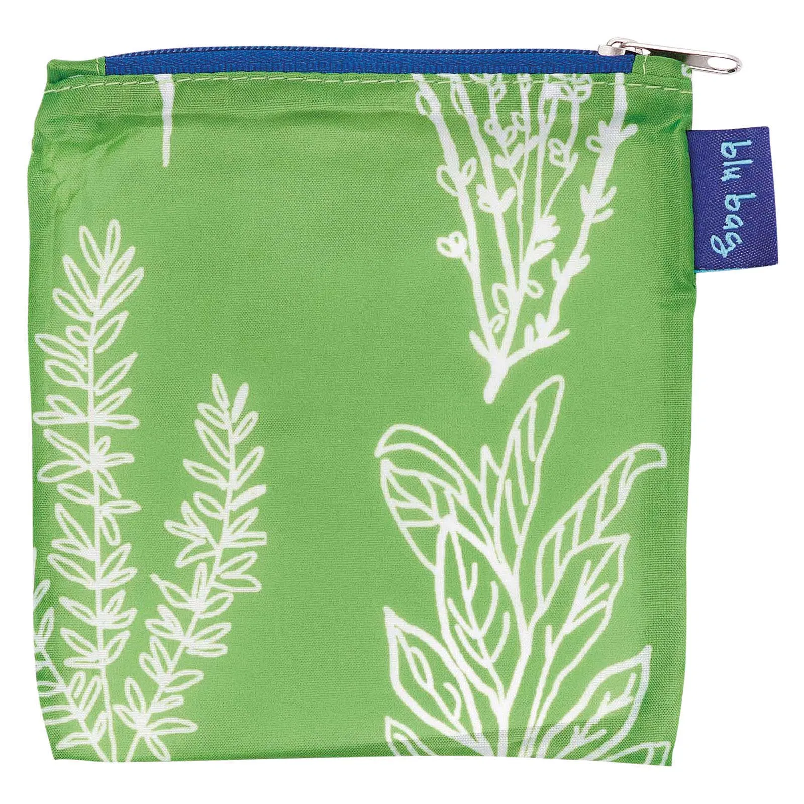 Herbs Green Blu Bag Reusable Shopping Bag - Machine Washable