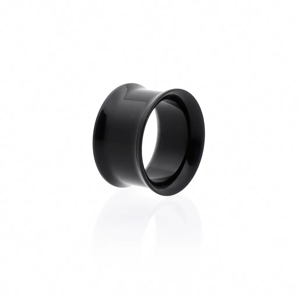 Hollow Saddle Acrylic Tunnels - Black