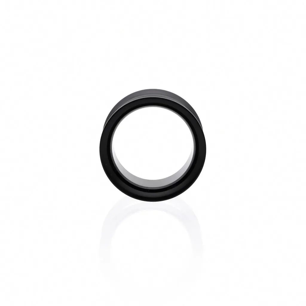 Hollow Saddle Acrylic Tunnels - Black