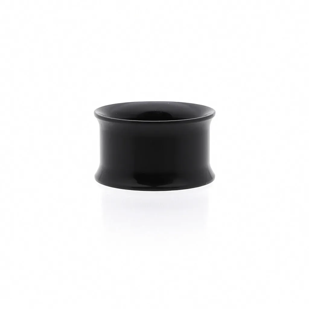 Hollow Saddle Acrylic Tunnels - Black