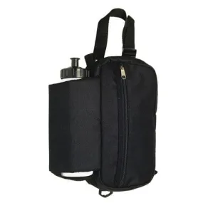 Insulated Water Bottle and Zipper Pouch Saddle Bag