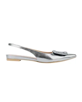 Janetta Flat Slingback (Anthracite)