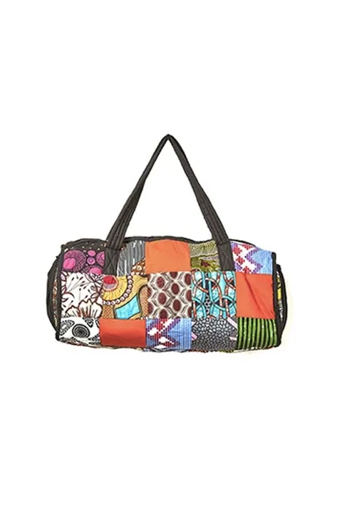 Kitenge Patch Duffle Bag 02