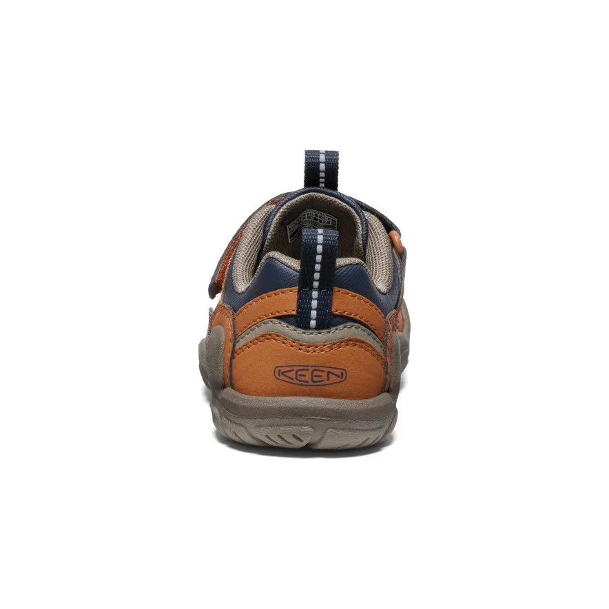 Little Kids' Knotch Peak Sneaker  |  KEEN Maple/Sky Captain