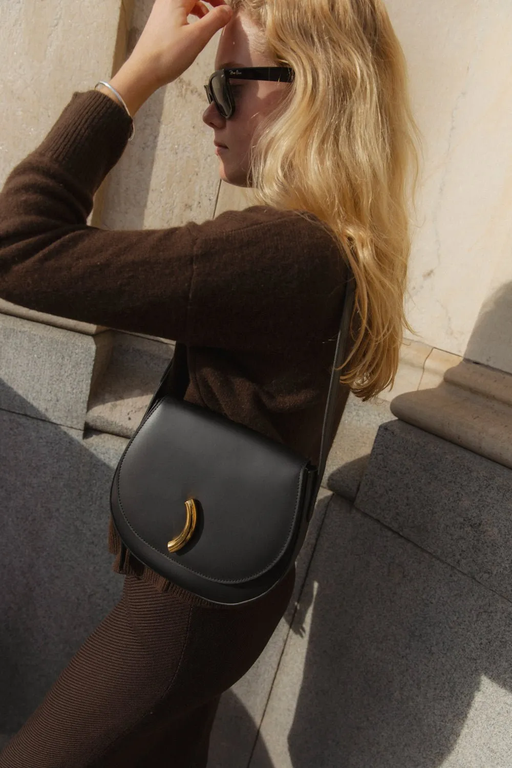 Maccheroni Saddle Bag Black