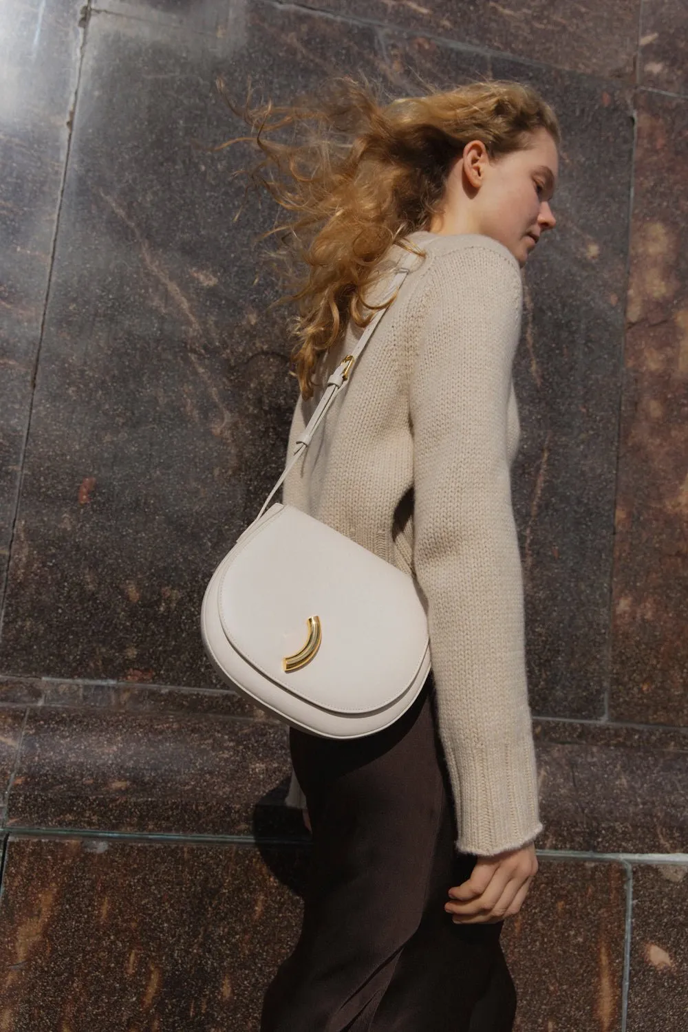 Maccheroni Saddle Bag Marble