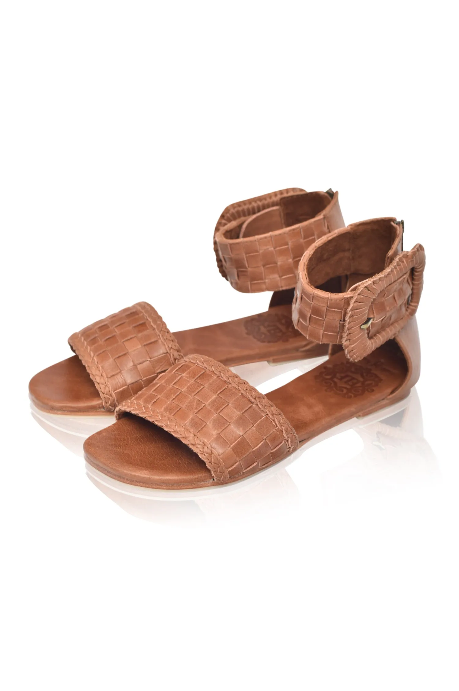 Madagascar Woven Leather Sandals