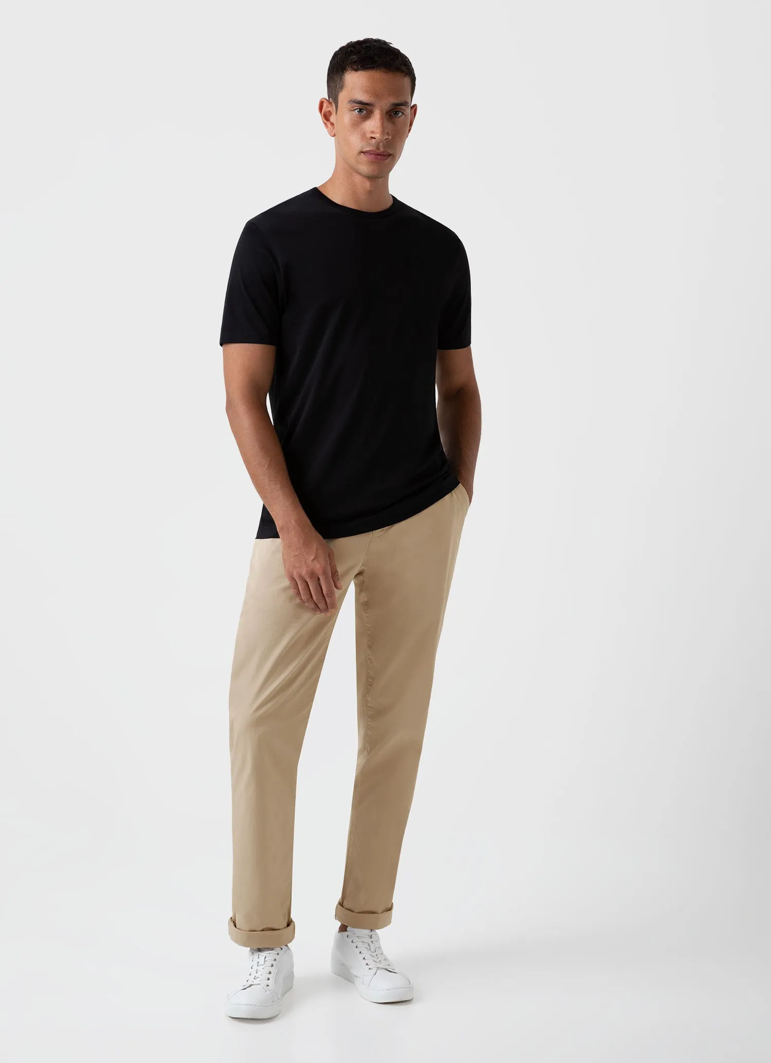 Men's Slim Fit Chino in Stone