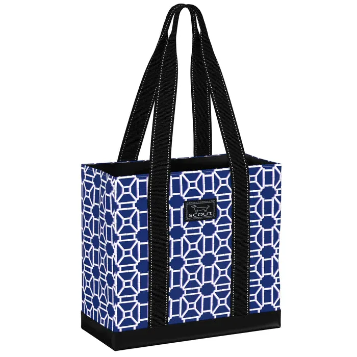 Mini Deano Tote Bag - Pattern: Lattice Knight