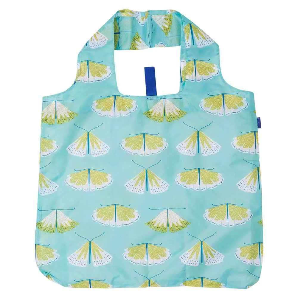 Moths blu Bag Reusable Shopping Bag-Machine washable