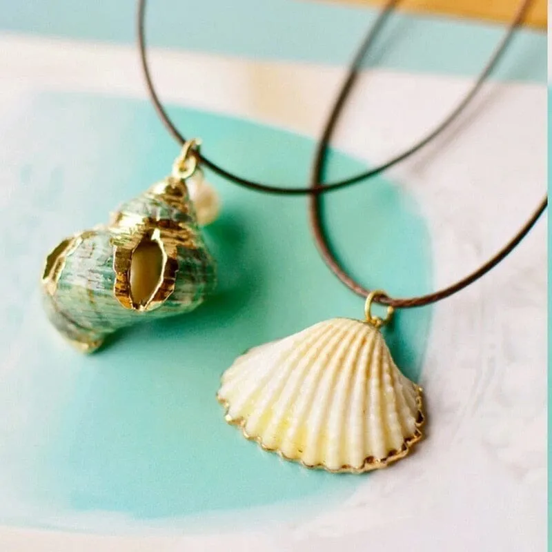 Natural Style Jewelry Seashell Cowrie Shells Choker Necklace