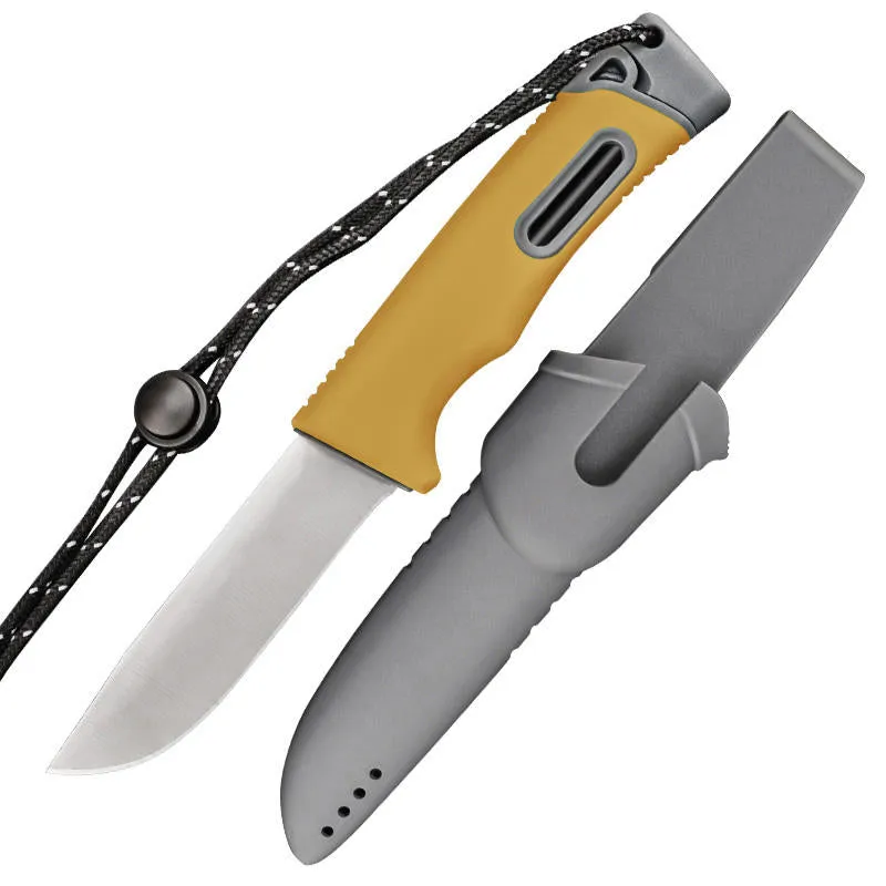 Outdoor Camping Straight Fixed Blade  Knife Mountaineering Multi Function Tactical Knife Survival Outdoor Hunting Knife